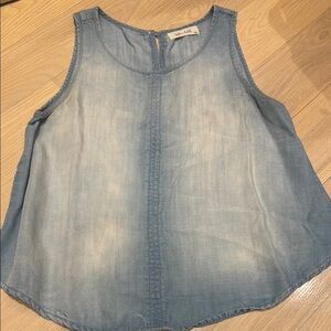 Bella Dahl Blue Boxy Tank Top